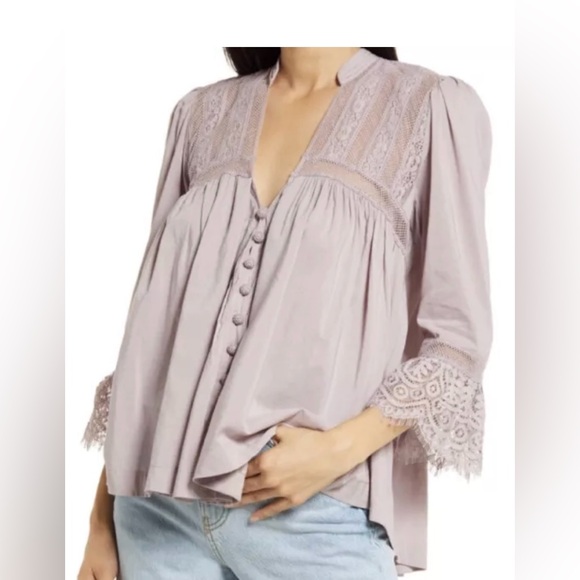 Free People Esme Peasant top - Picture 1 of 12